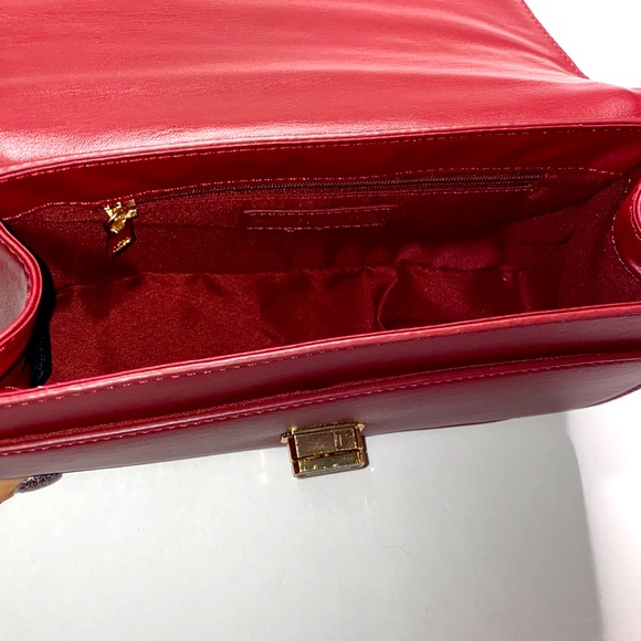 Badgley Mischka studded crossbody in wine NWT - Picture 12 of 13